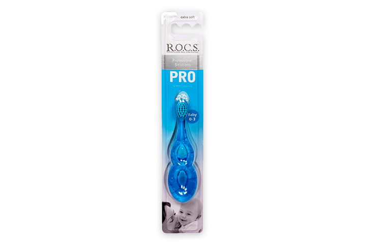 Зубная щетка ROCS PRO Baby от 0-3 лет
