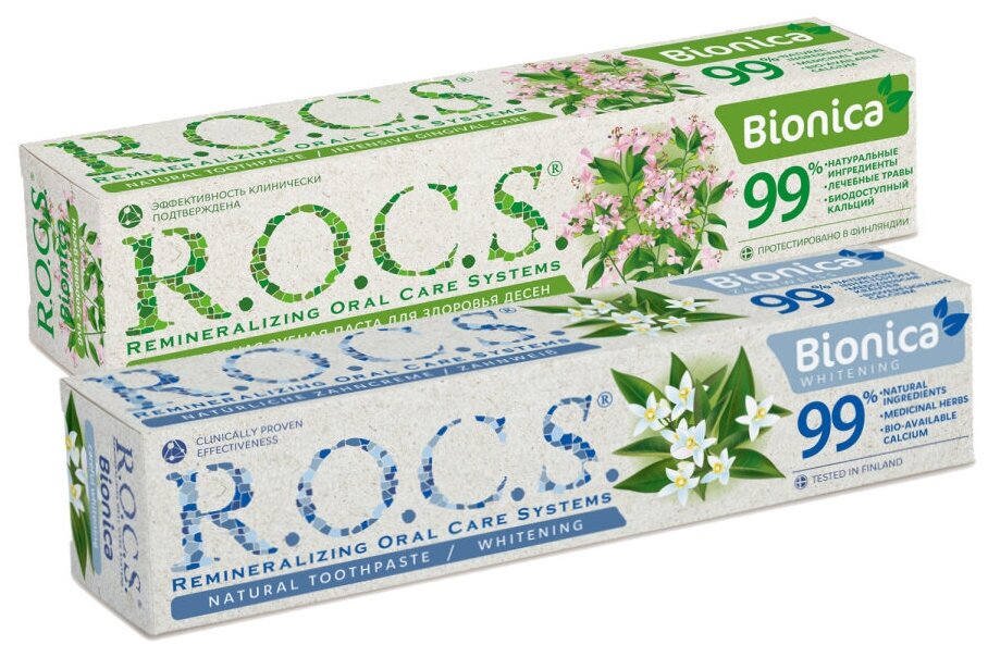 Зубная паста ROCS Bionica  74гр