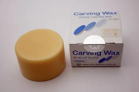 Воск моделировочный Carving Wax Ivory (бежевый) 50гр. Yamahachi