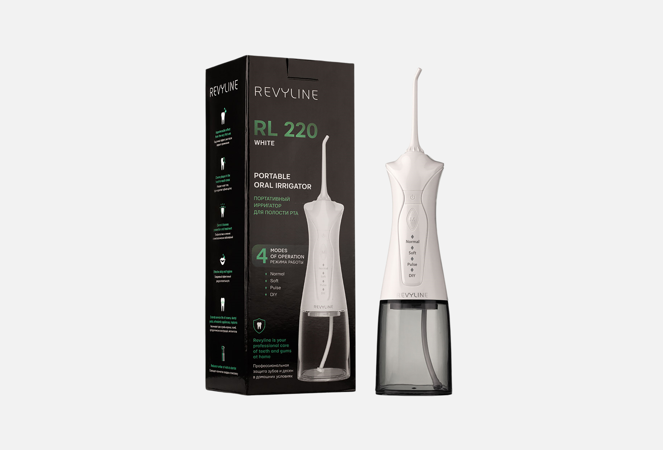 Ирригатор портативный RL 220 White Revyline