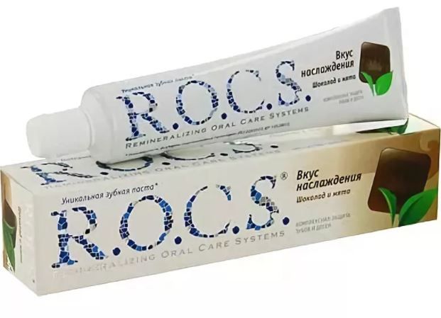 Зубная паста ROCS Шоколад и мята 74гр