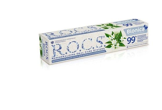 Зубная паста ROCS Bionica Отбеливающая 74гр