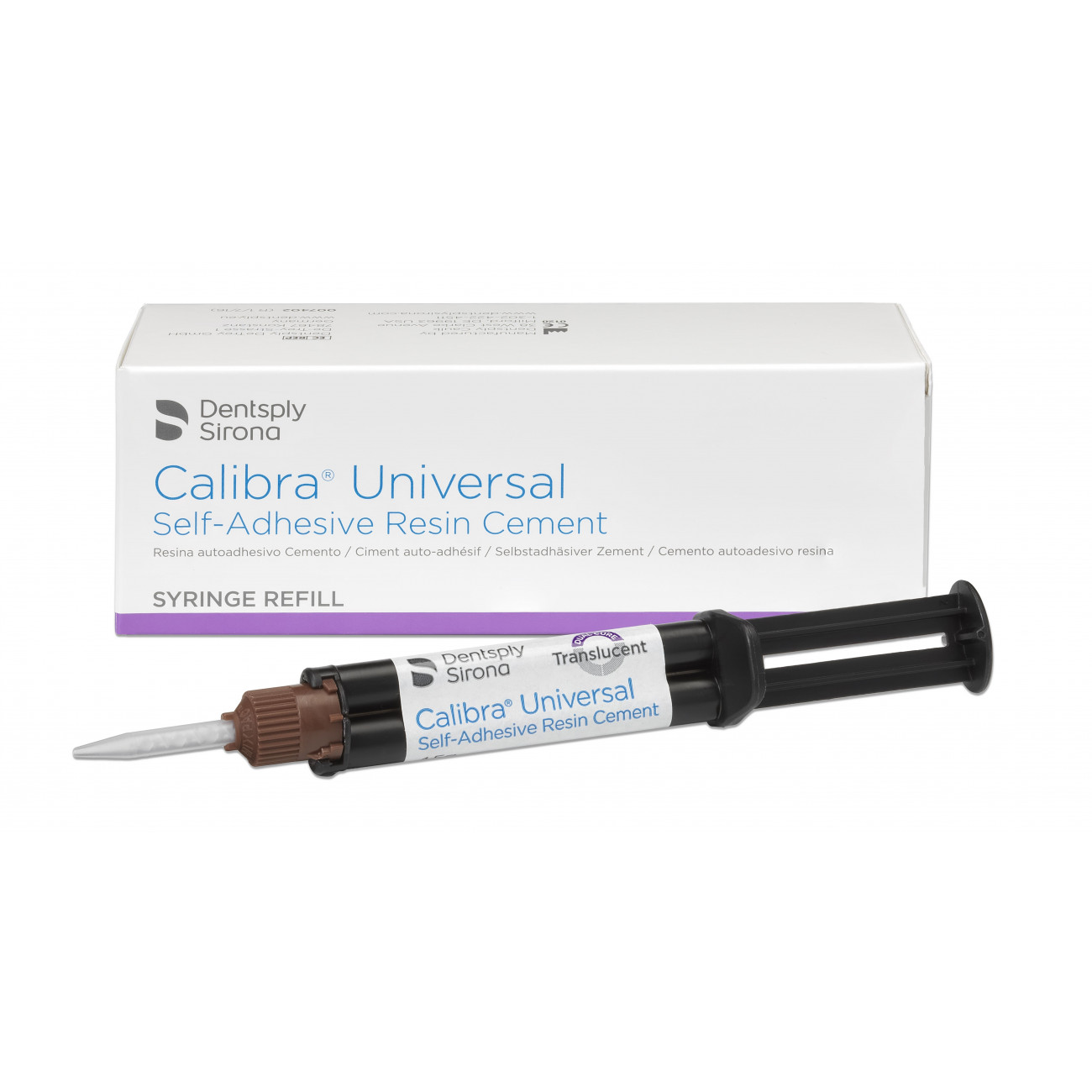 Calibra Universal Automix, цвет Bleach 2x4,5г+насадки 20шт (цемент двойного отверждения)  DENTSPLY
