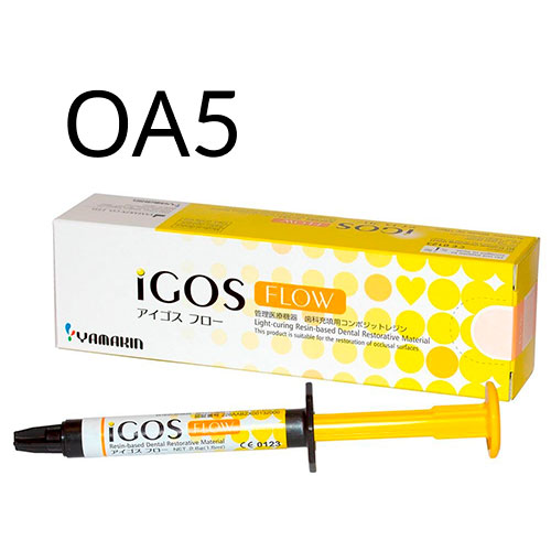 Пломбировочный материал iGOS Flow, цвет OA5 - 2.6гр. YAMAKIN LTD
